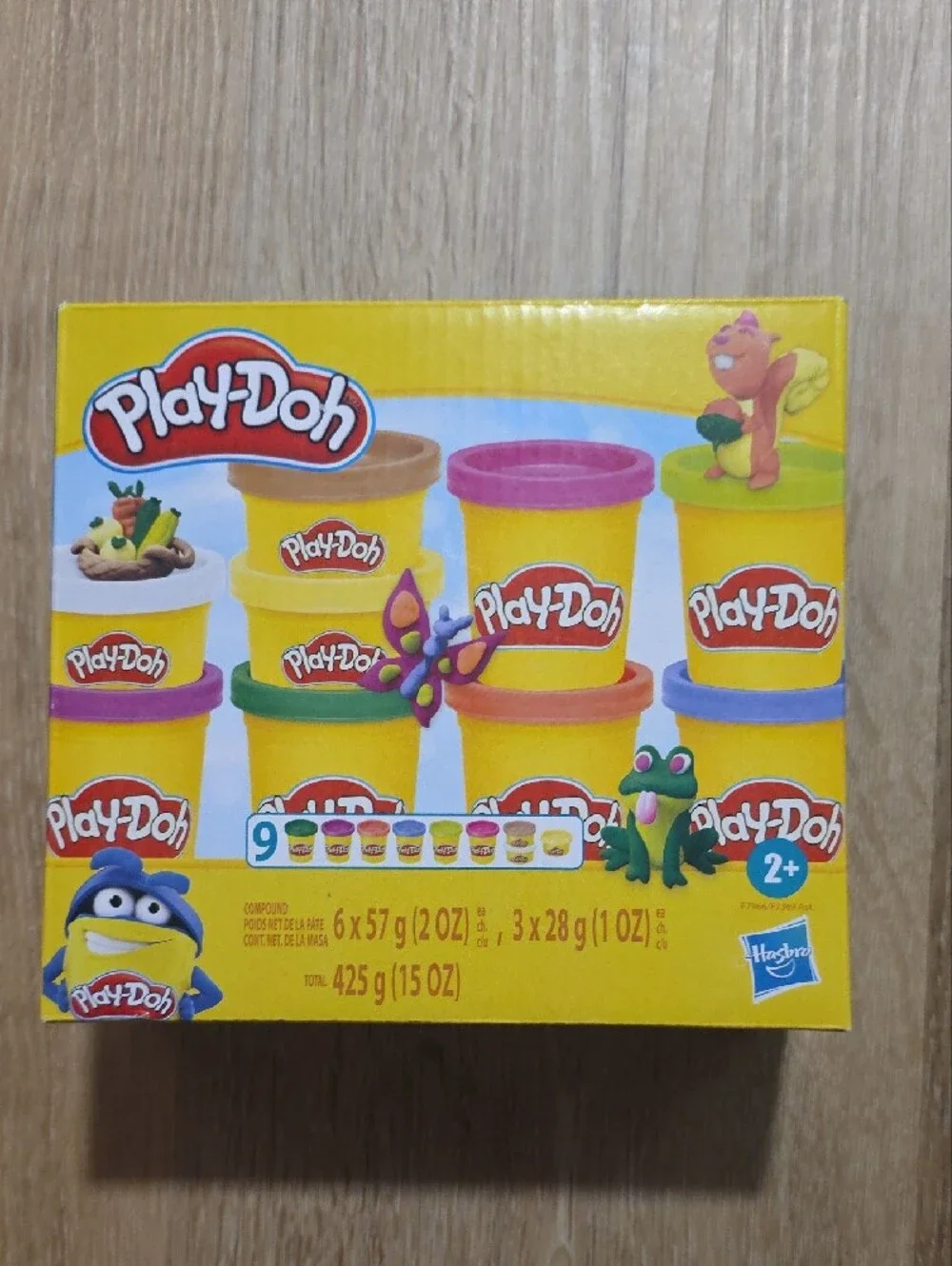 Play-Doh Bright Rainbow 9pk & Colorful Garden 9pk